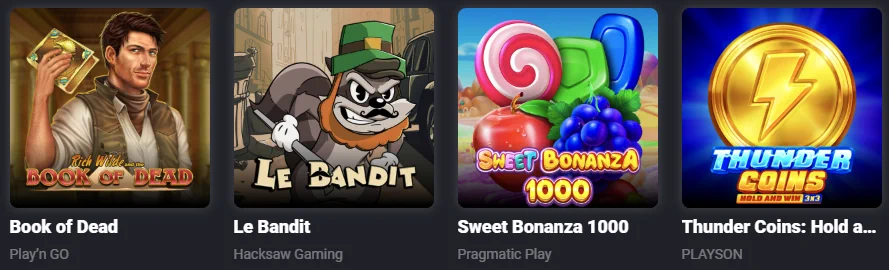 Jeux de casino Riviera